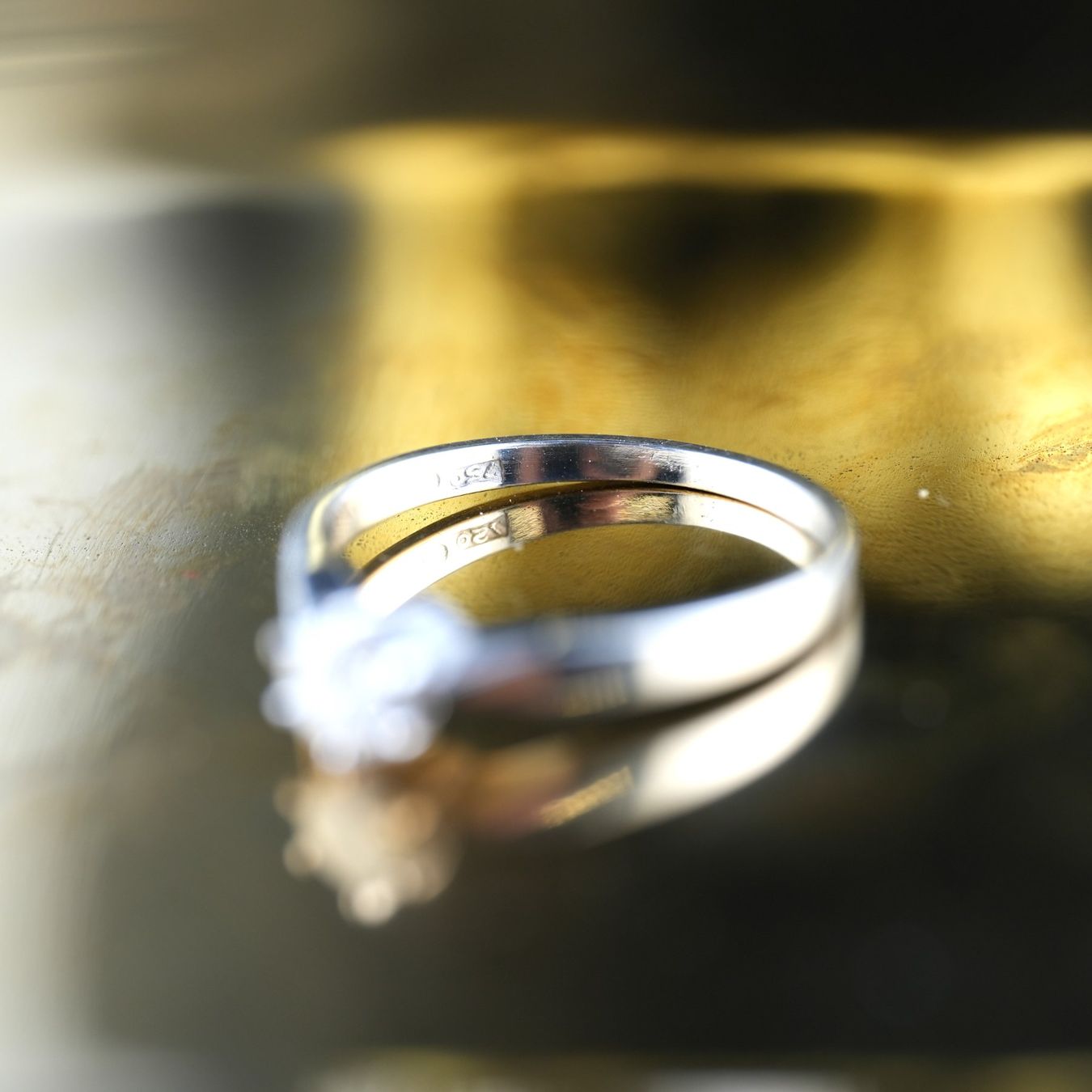 Anelli: Solitärring Weissgold 18K – Usato da Basel venduto da Vip24 4