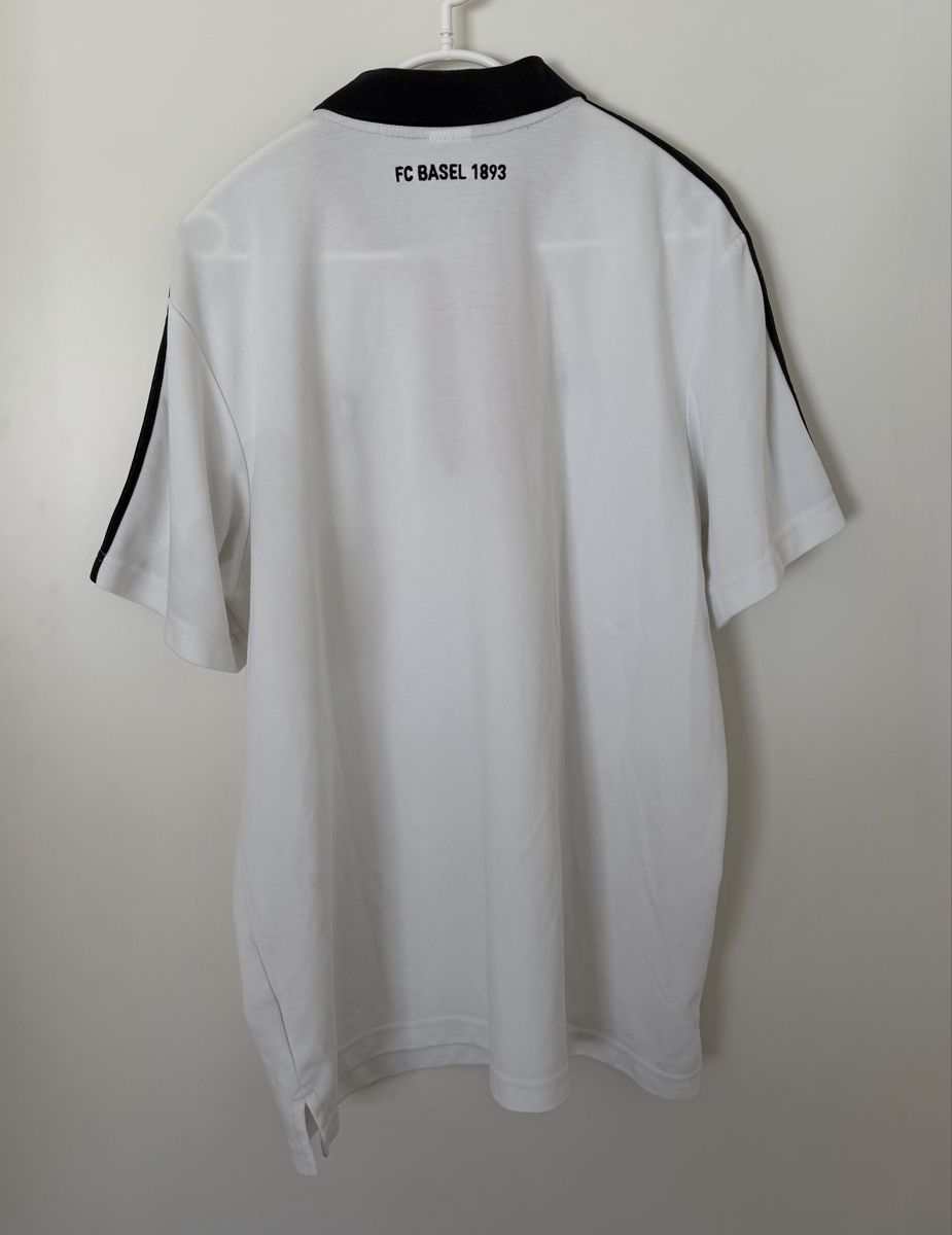Adidas Magliette Polo: Fc Basel Adidas Polo Shirt Weiss – Usato da Oberwil BL venduto da ChrisBopp 2