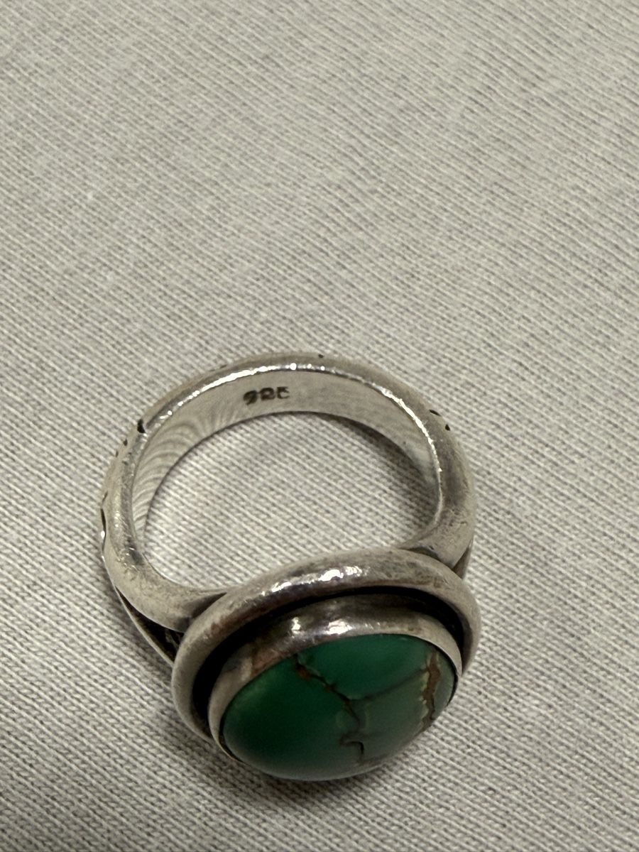 Bagues: Antik Ring Silber mit Turkis – D'occasion à Oberhof par RealStone 1