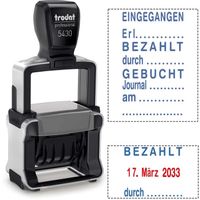 Trodat Professional 5430/L Datumstempel Lagertexte