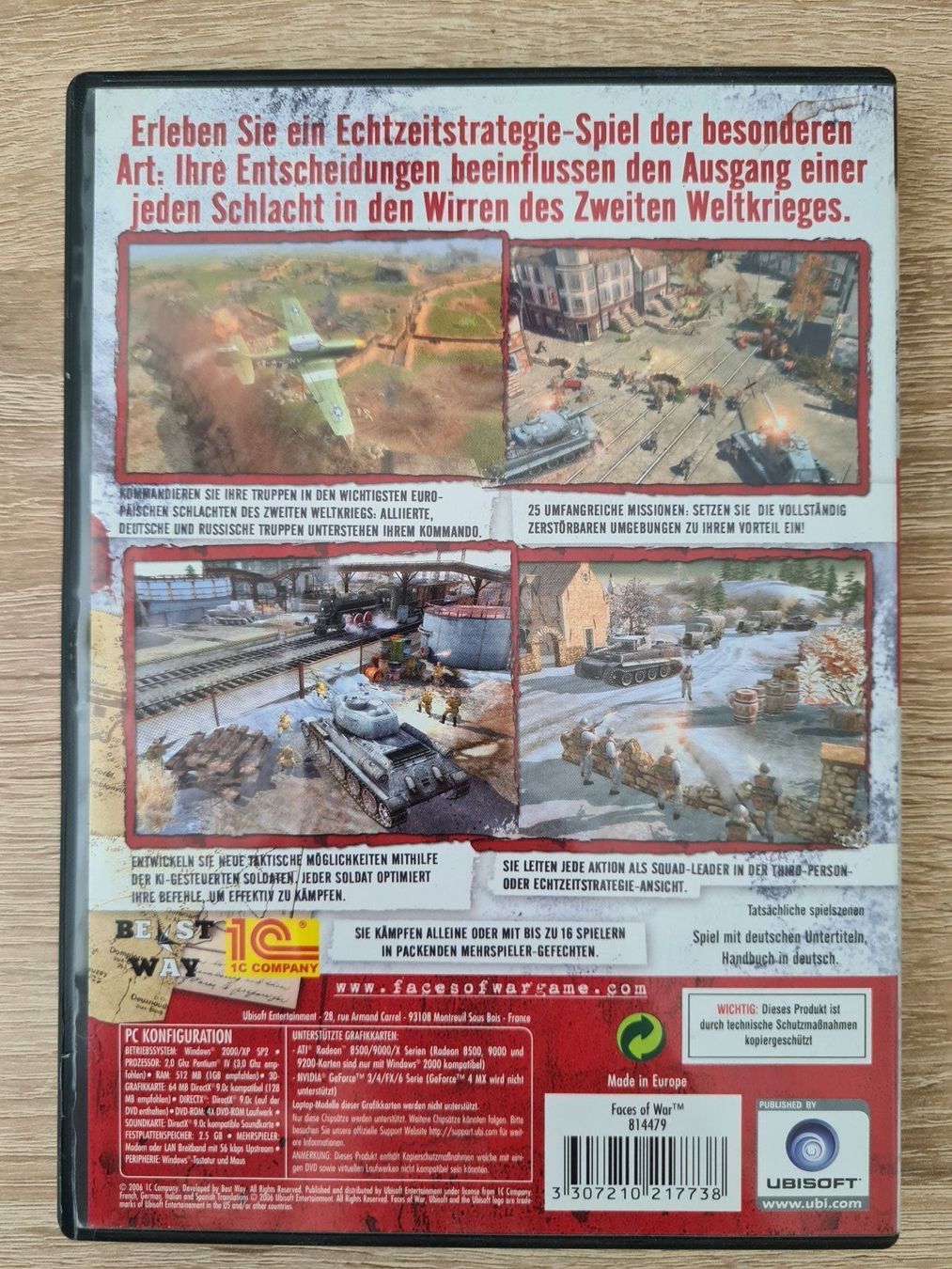 Giochi: Faces Of War - PC – Usato da Carouge GE venduto da Franllo 1