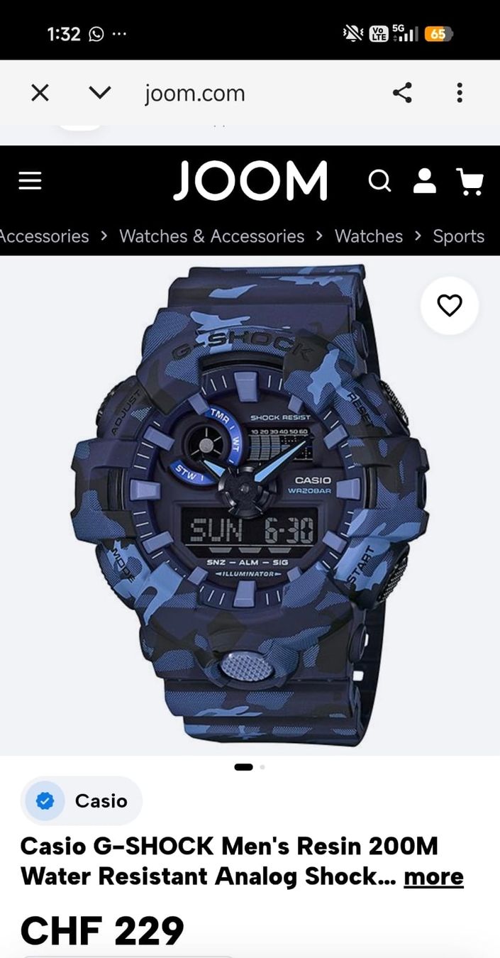 Casio Montres: Casio G-Shock – D'occasion à Herzogenbuchsee par Neuwertiges1 4