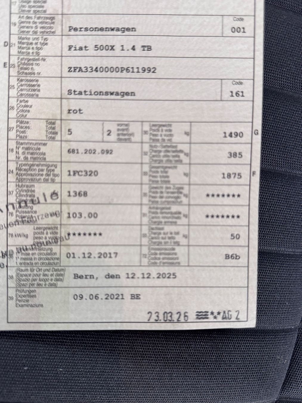 Fiat Automobili: Fiat 500 1.4 Automat – Usato da Birmenstorf venduto da de.1 9
