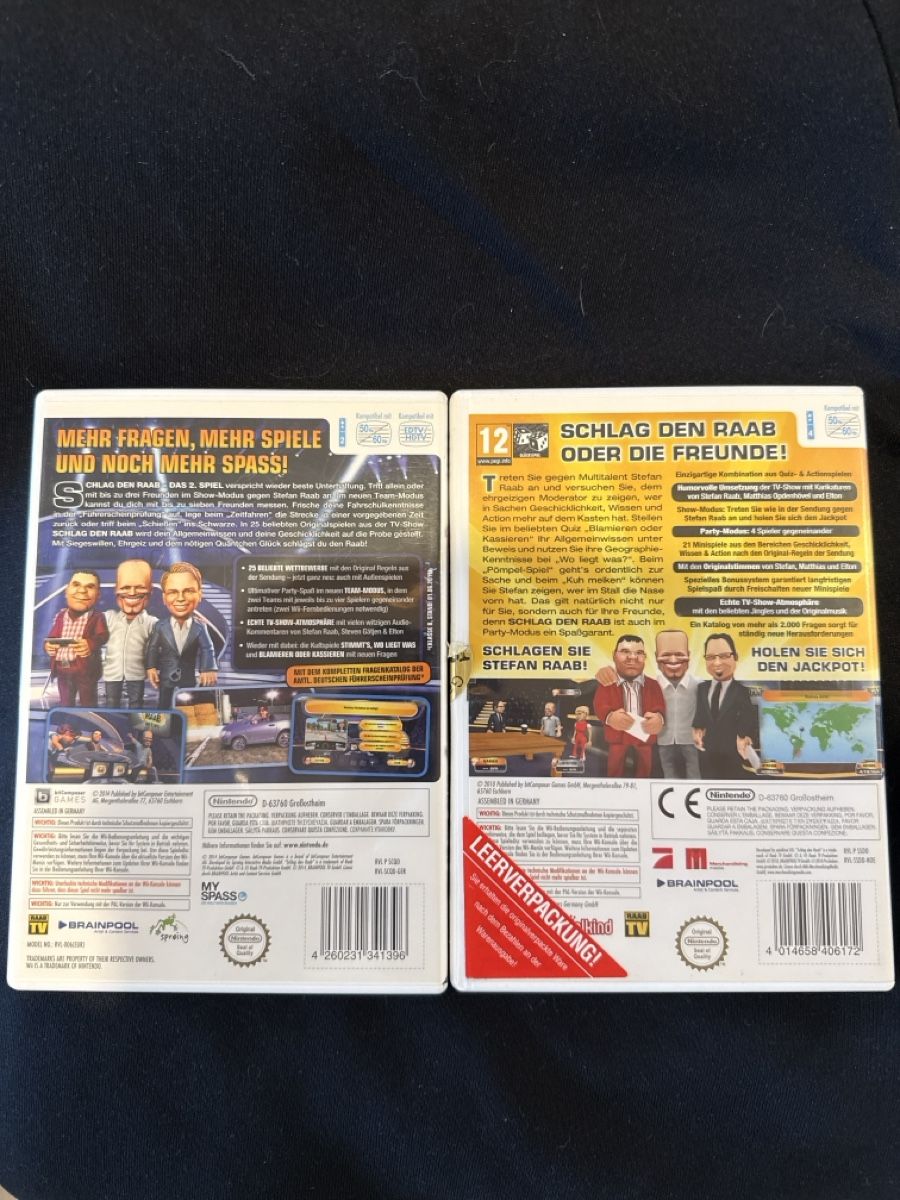 Nintendo Giochi: 2 jeux Schlag Den Raab – Usato da Brenles venduto da ar_foot 1