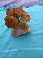 Edelstein Baum Steine auf Rosenquarz Sockel ca 12cm