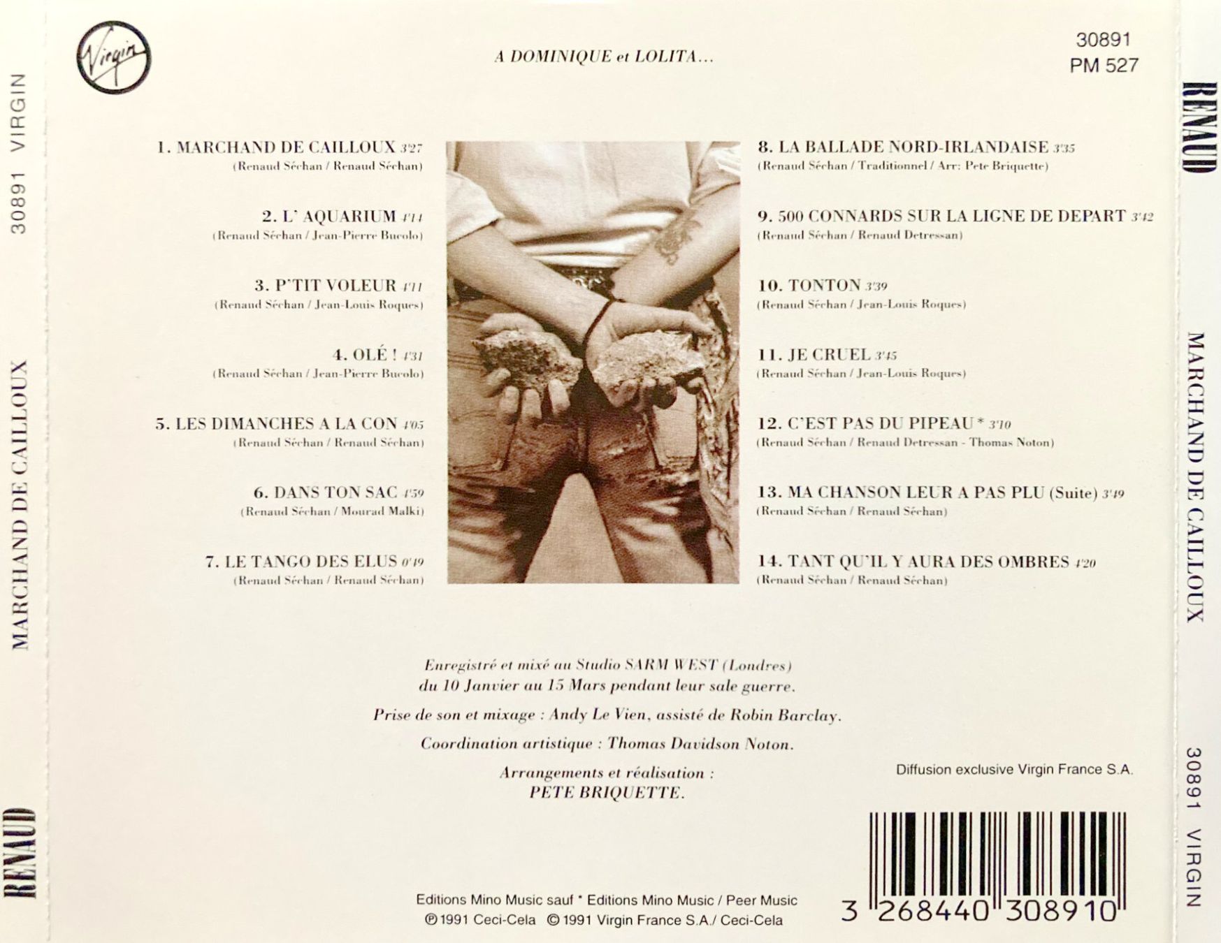 CDs: RENAUD - MARCHAND DE CAILLOUX – D'occasion à Bottens par hotter-than-hell 1