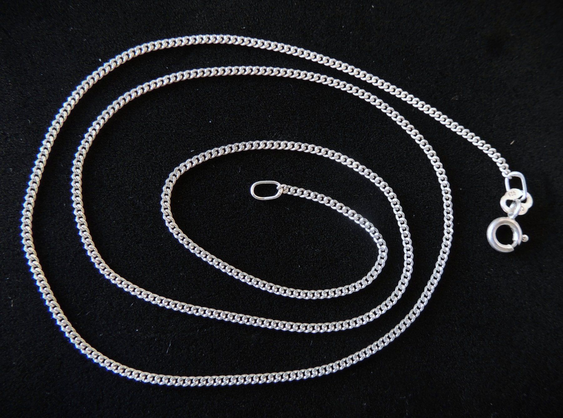 Catenine: Silber 925 Panzer Halskette 45 cm / 1,25 mm – Usato da Waldenburg venduto da schaller707