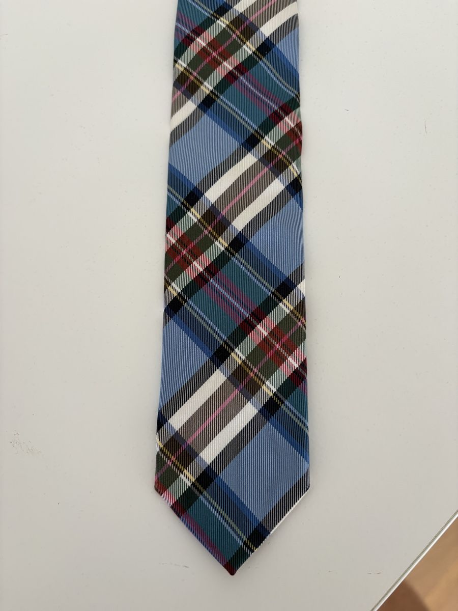 Cravatte: Pure Silk Plaid Tie A.T. Wardson – Usato da Obbürgen venduto da cla_x9h6 1