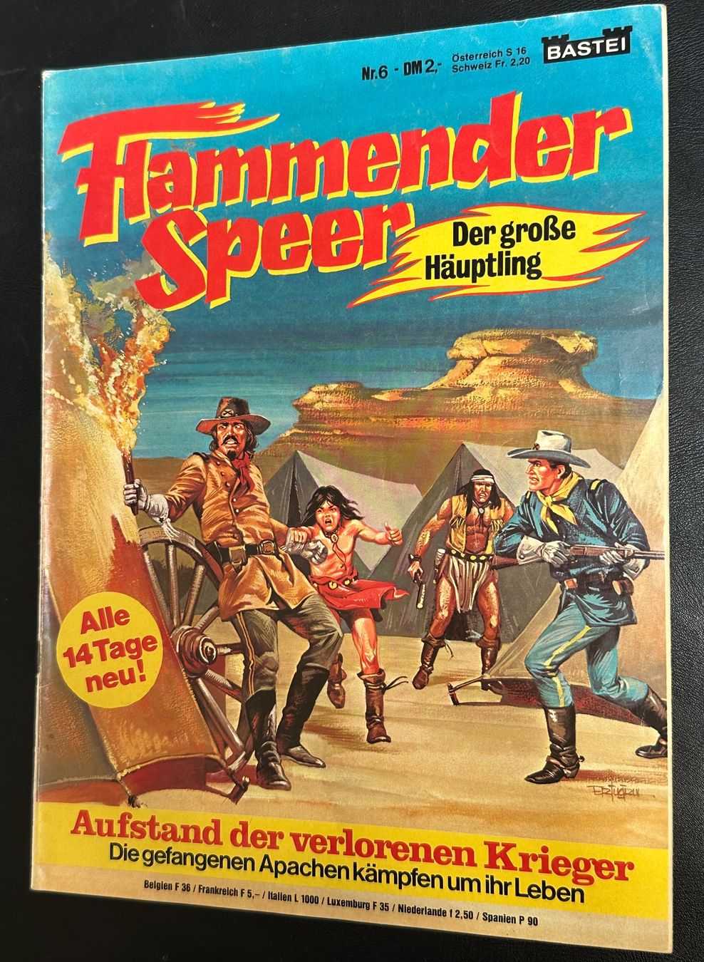Fumetti: Flammender Speer Nr. 6 1979, 100 Comics eingestellt ab 1.- – Usato da Seltisberg venduto da quadartswiss