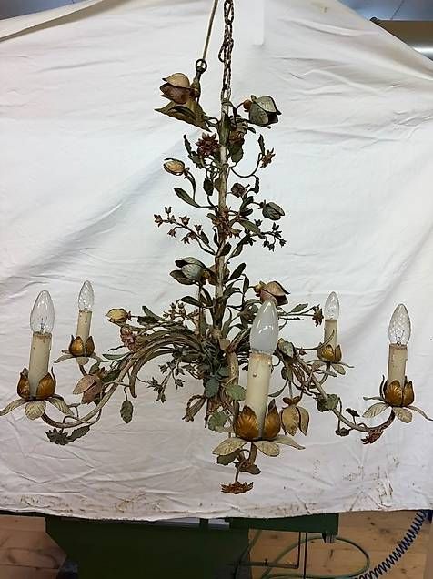 Lampadari & plafoniere: Lustre Florentin Vintage – Usato da Valangin venduto da Saga2078 1