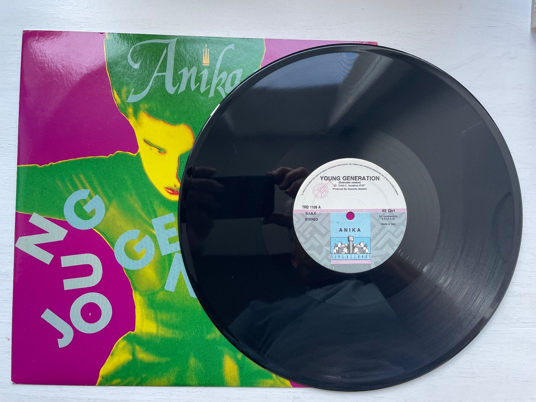 Dischi in vinile: Anika - Young Generation - 12" Maxi, 1989 – Usato da Zürich venduto da Andy_t71 2