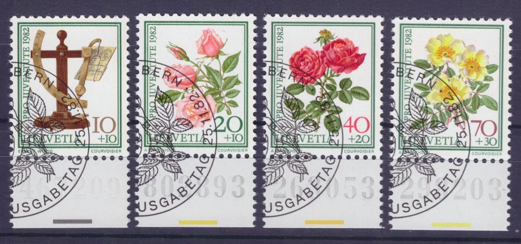 Tous les timbres: 1982 PJ Marken ET Stempel-mit.Randtabs – Neuf (Voir description) à Bützberg par Die.6.a 1