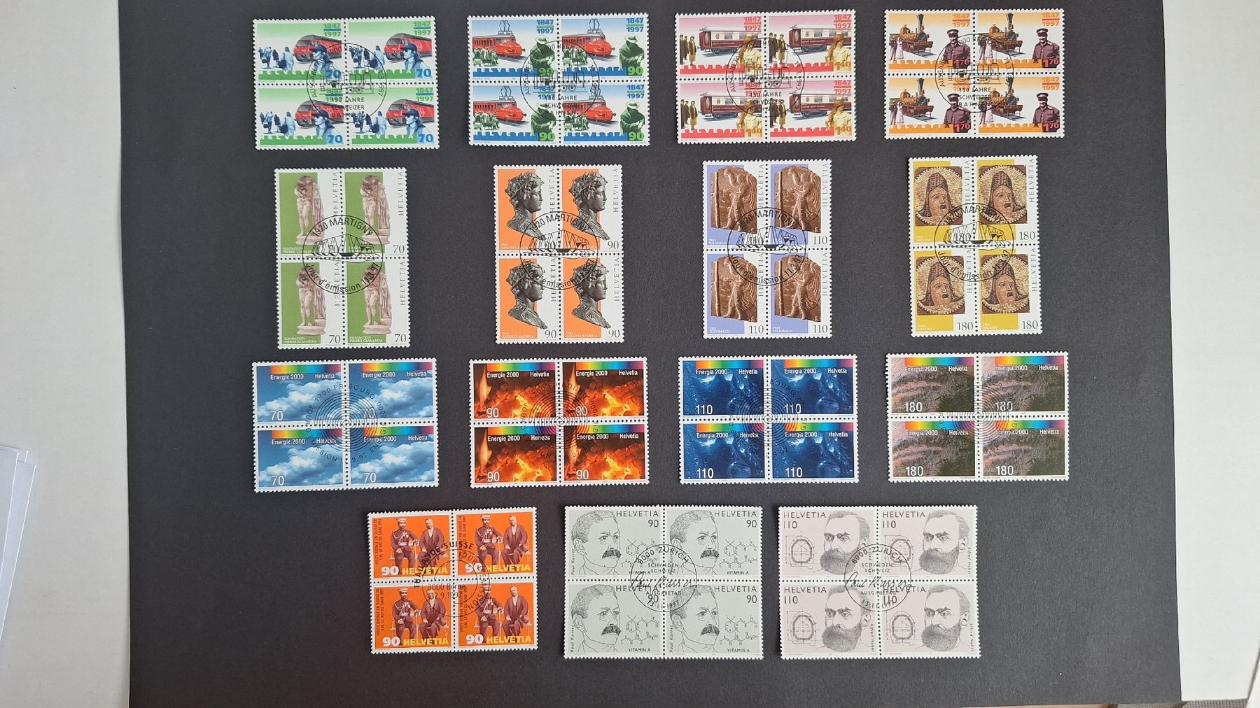 Tutti i francobolli: 1997 5×4er Blocksätze mit ET-Stempel – Nuovo (secondo la descrizione) da Pratteln venduto da walti-6060