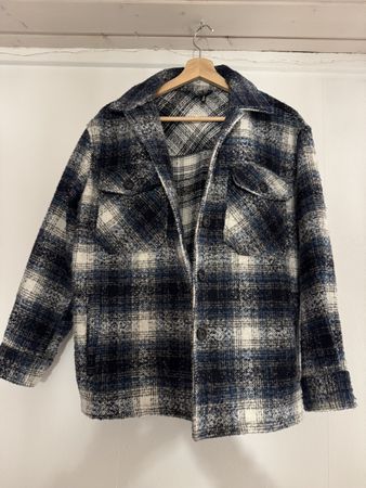 Karierte Übergangsjacke XS
