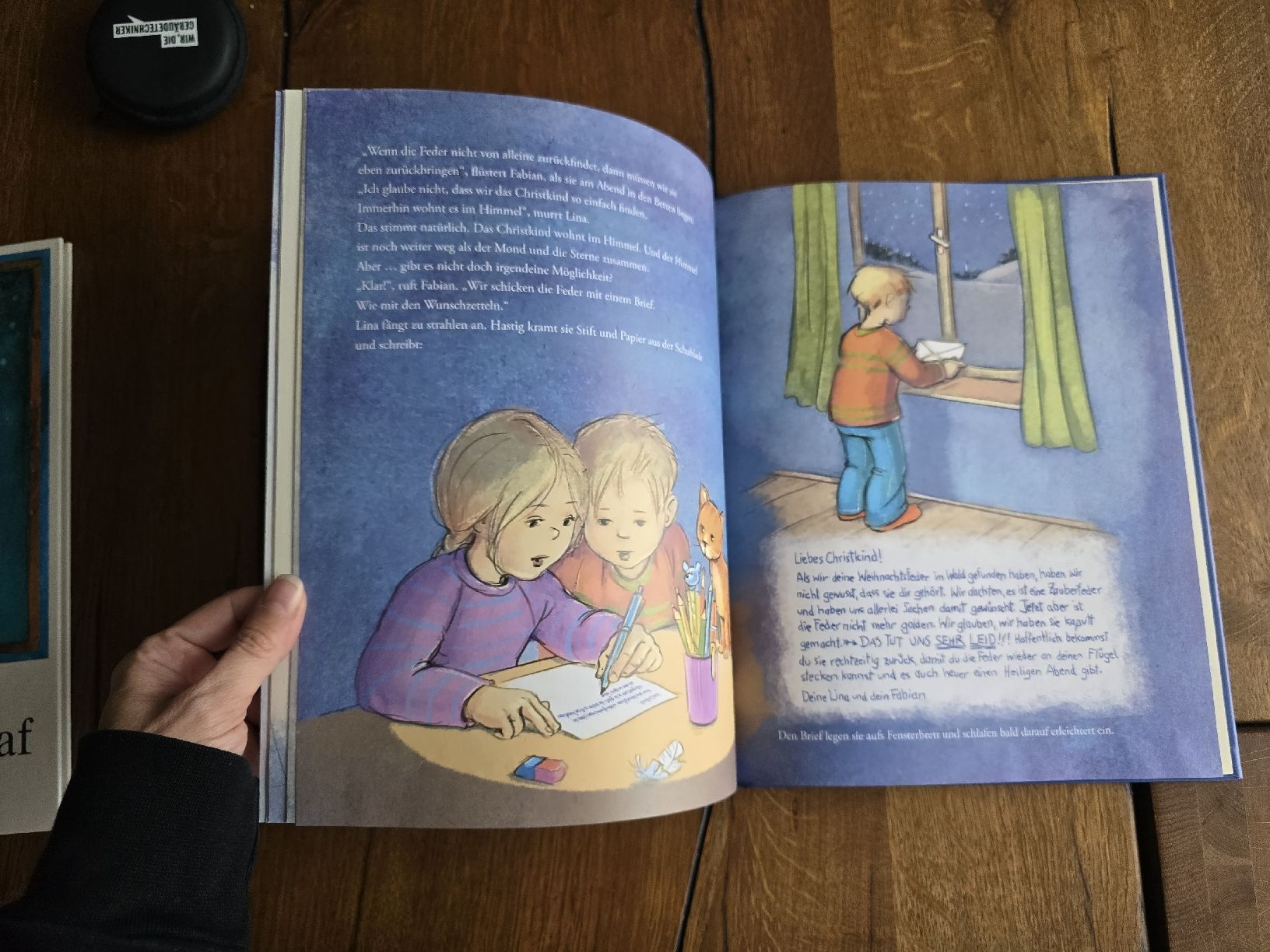 Bücher: Kinderbuch Die goldene Weihnachtsfeder  – Gebraucht aus Wittenbach von Tigerlili 3
