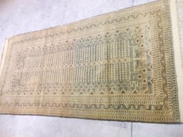 Design-Orientteppich, handgeknüpft, Wolle, 106x212