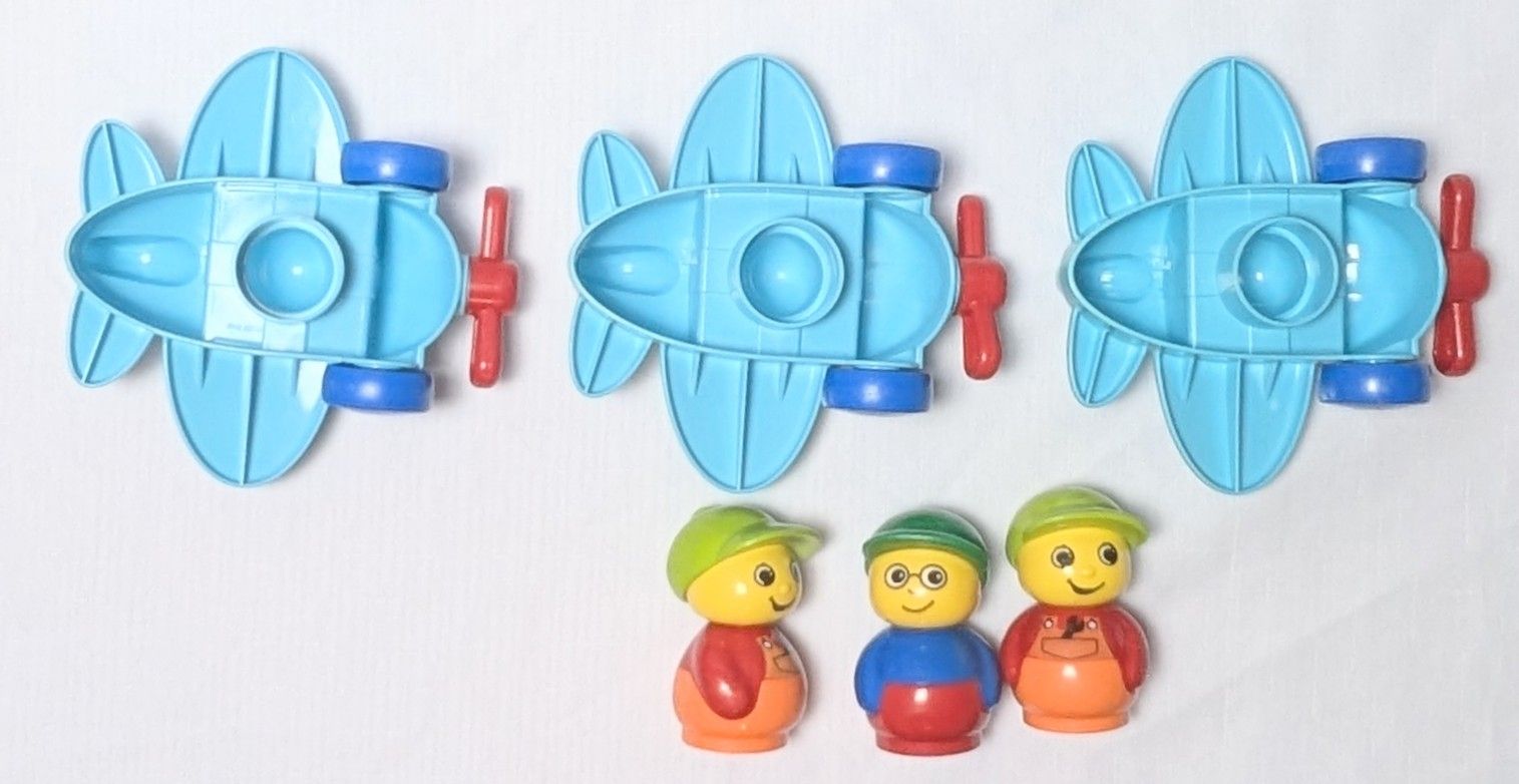 Lego Spielzeuge: 6er Set - LEGO Primo - Flugzeug - Figuren – Neu (gemäss Beschreibung) aus Wängi von ABIZONE-86 4