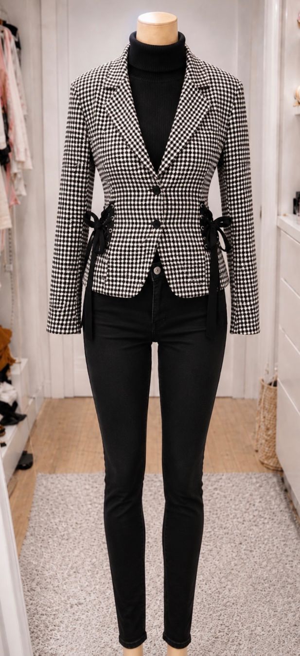 Shein Giacche: Blazer Tartan – Nuovo (secondo la descrizione) da Lopagno venduto da CLep