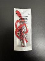 Brillenkette, Rot mit Muster, Neu und Originalverpackt!