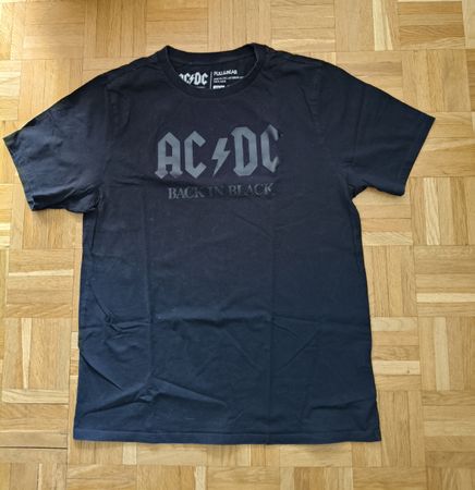 AC/DC Back in Black Hard Rock T-shirt M Size