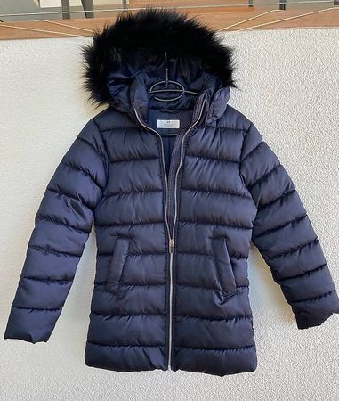 Winterjacke mit Kunstfell-Kapuze Mädchen