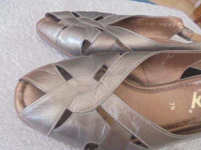 Gabor Scarpe da donna: Sandalette Silber/Bronze Gr. 41 – Usato da Hinwil venduto da Glasperlen 4