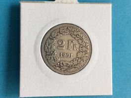 2 francs  1901  Jolie et Rare