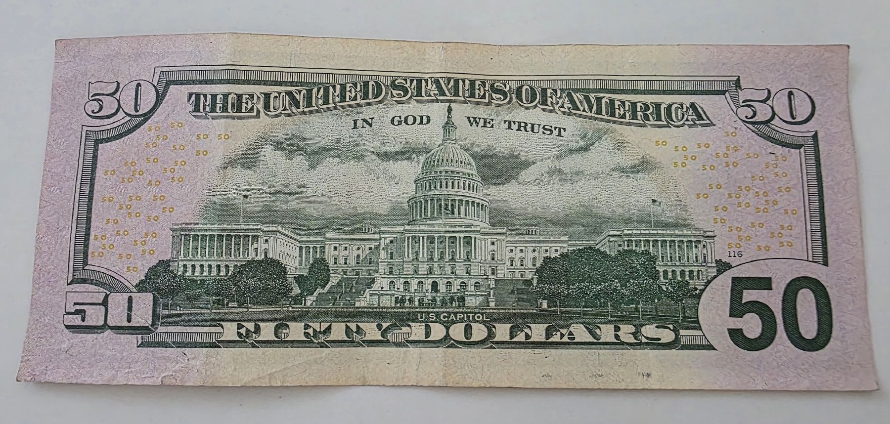 Banconote: USA 50 Dollar  Serie E5 2013 – Usato da Niederuzwil venduto da 262305 1