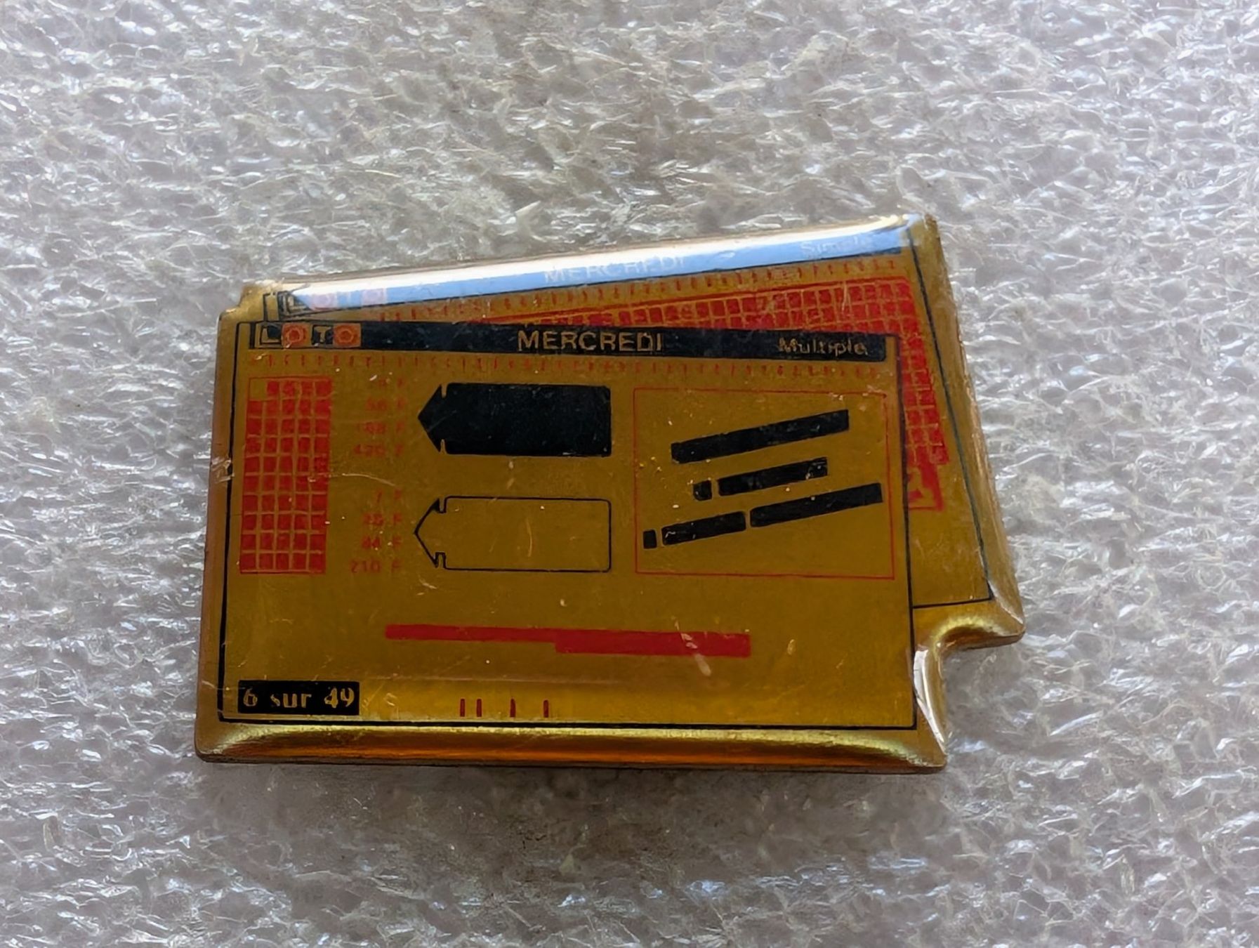 Plaketten & Abzeichen: Ansteckpin 186: Loto – Gebraucht aus Oppligen von Pin-Fall-Shop