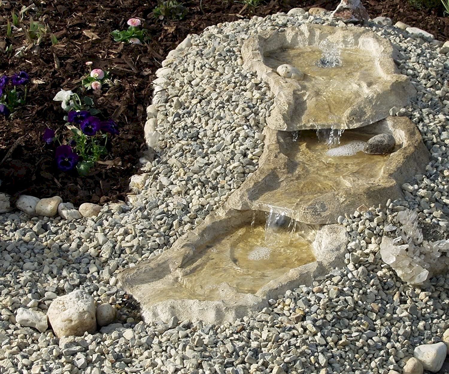 Etangs & Fontaines déco.: EDER Wasserfallset+Quelle Pumpe+Schlauch – Neuf avec emballage d'origine à Bottighofen par zaap 1