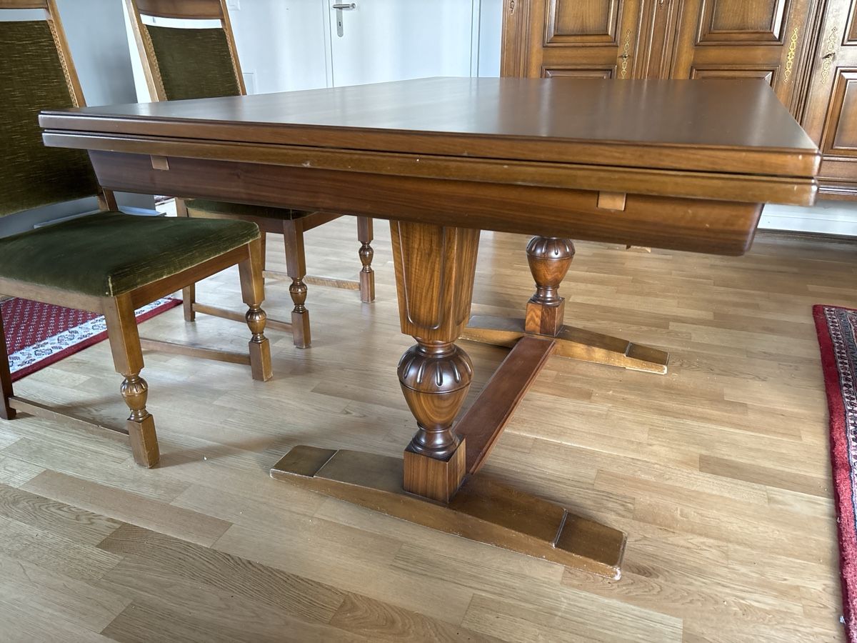 Set di tavolo e panche: Tisch mit 4 Stühler 1970er - Hochwertig – Usato da Winterthur venduto da Pescheweber 5