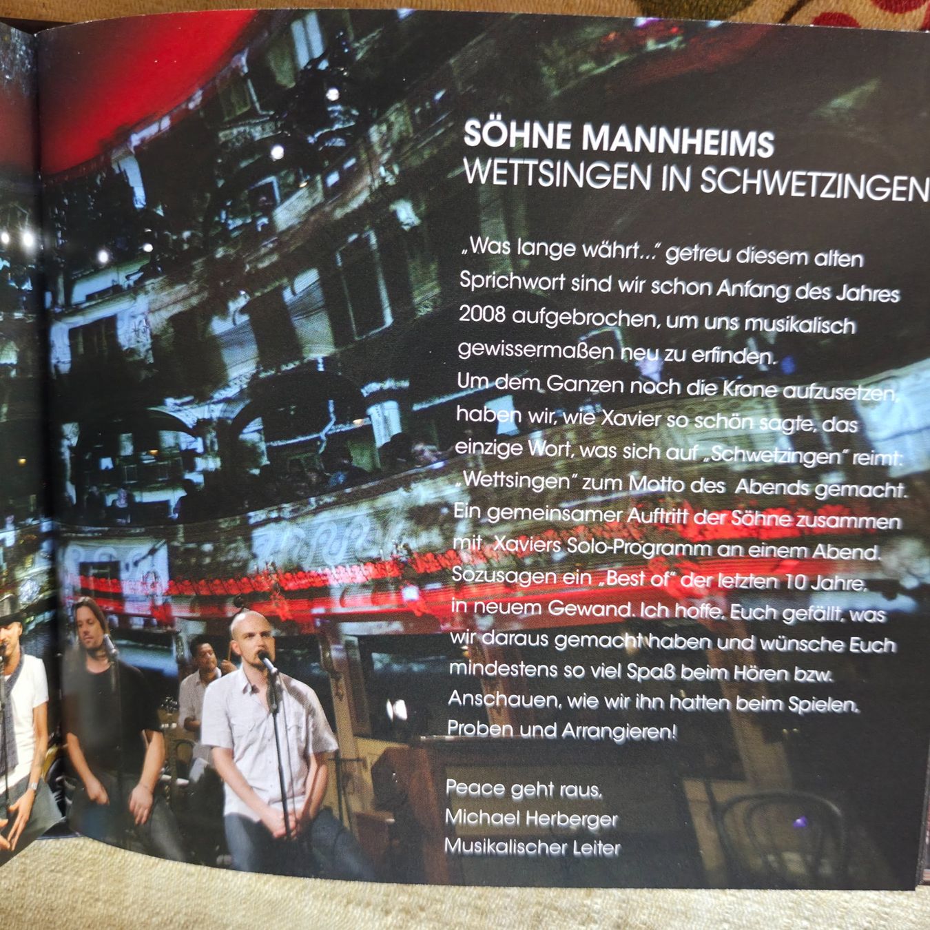 CD: Xavier Naidoo Wettsingen in Schwetzingen CD – Usato da Dintikon venduto da Vexi 2