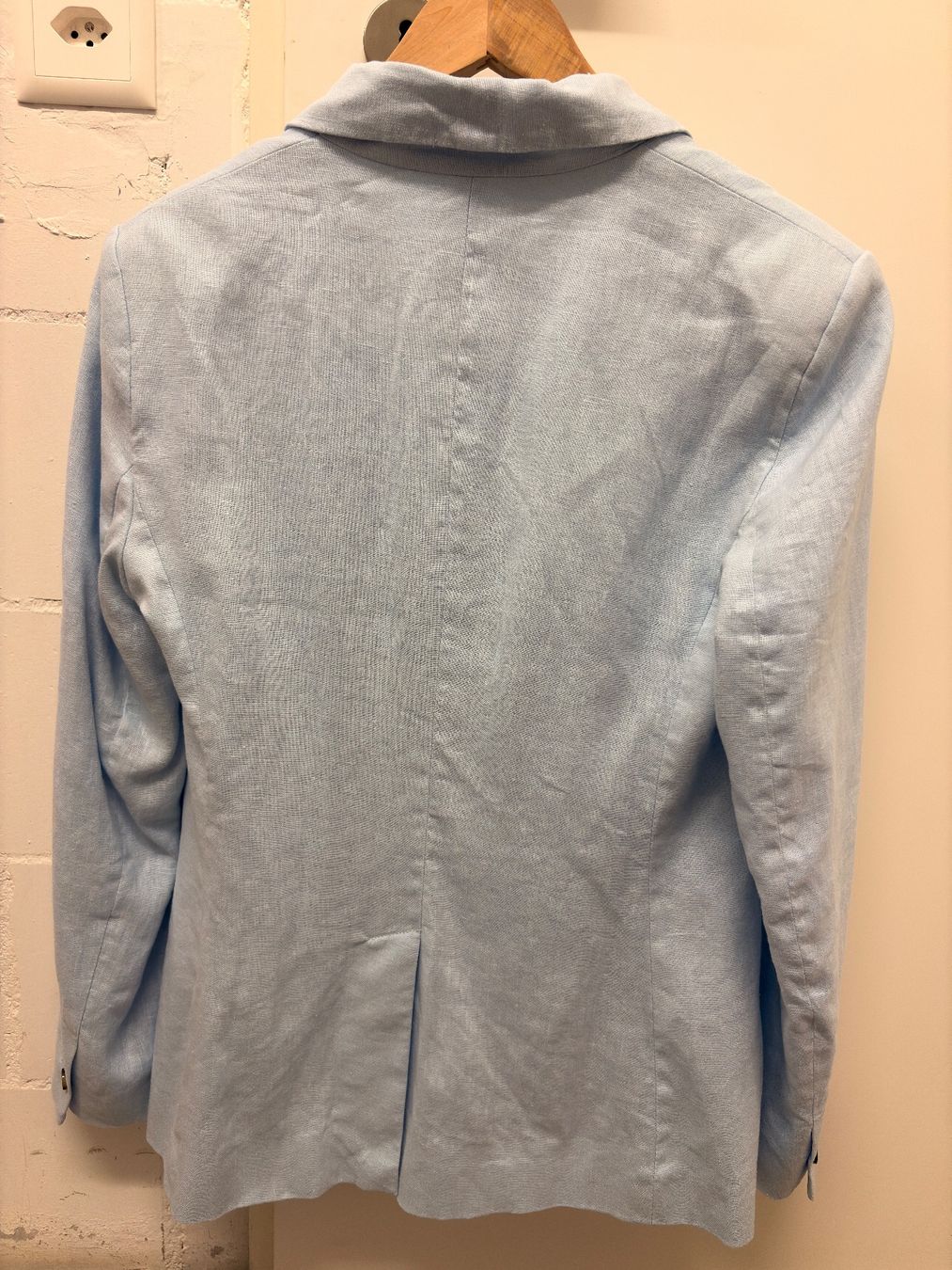 Mango Giacche: Leinenblazer von Mango Gr. 40, hellblau – Usato da Egg b. Zürich venduto da adimoxon 1