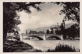 Solothurn, Rötibrücke, gelaufen 1930