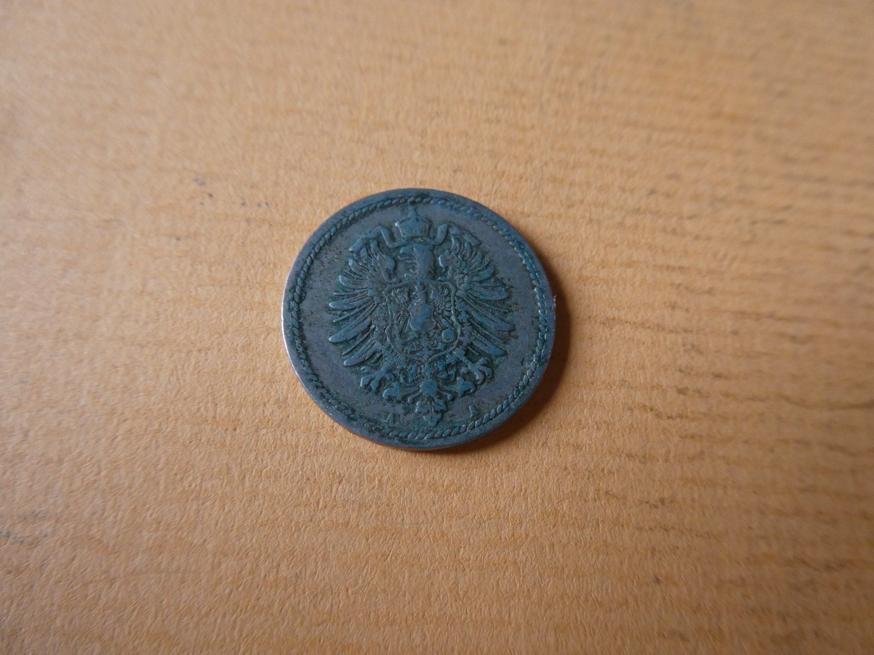 Tutti le monete: Dt. Reich 1889 A, 5 Pfennig – Usato da Hinterforst venduto da Rohusri 1