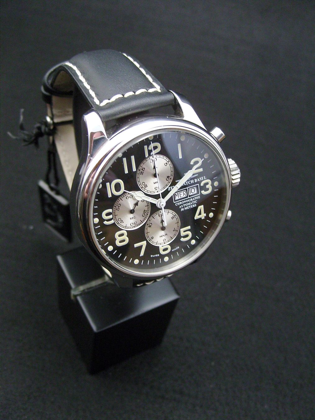 Zeno Orologi: Neuer Oversized Pilot Tachymeter Chrono Day-Date/ Automatik – Nuovo e nell'imballaggio originale da Mels venduto da niezie2002 7