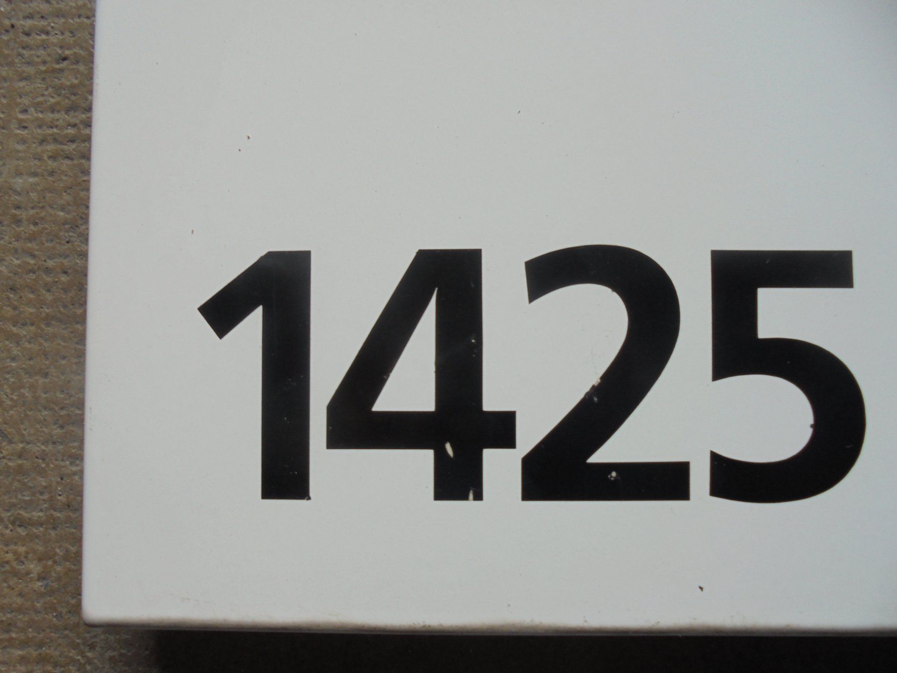 Ecriteaux: panneau en émail / Emailschield La Poste " 1425 ONNENS " – D'occasion à Crissier par Promopost 1