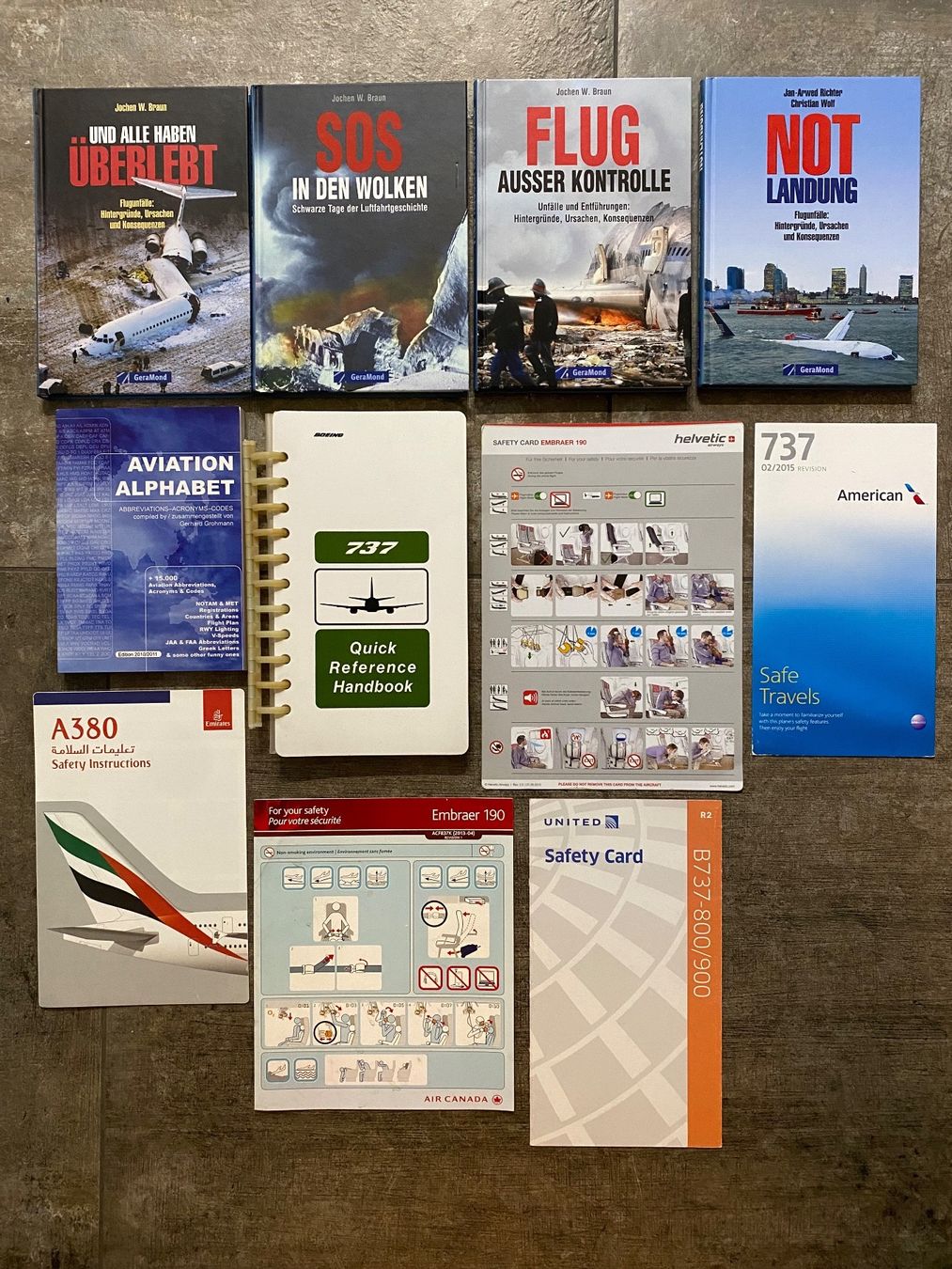 Libri: Aviatik Flugzeug Safetycards Buch – Nuovo (secondo la descrizione) da Möhlin venduto da Devilspunchbowl