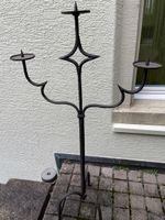 Kerzenständer aus Schmiedeeisen, Vintage, 3-armig