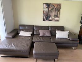 Braunes Ledersofa, gross, Top Zustand
