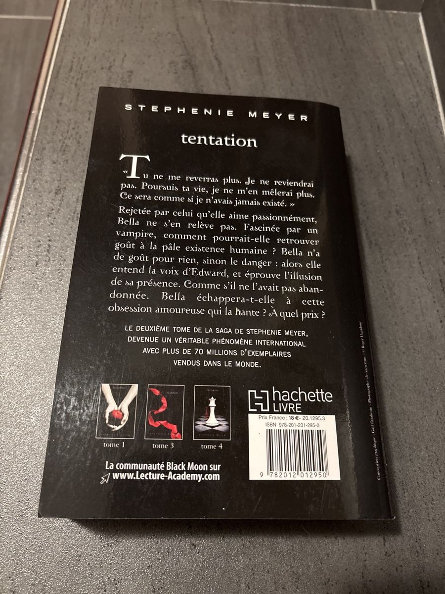 Libri: Tentation Stephenie Meyer – Usato da Les Bois venduto da warner10504 1