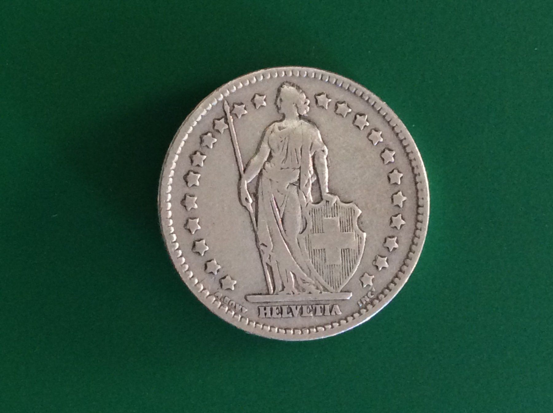 Tutti le monete: 1 franc  1916  Jolie – Usato da Genève venduto da pie_fh2d 1
