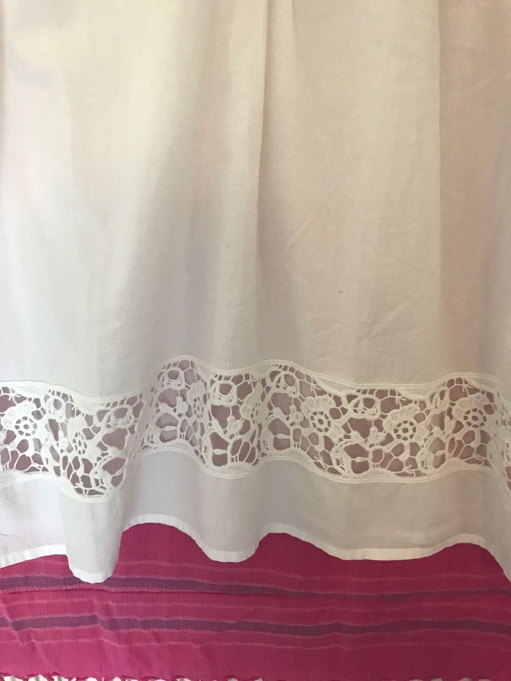Camicette: Bonprix Bluse mit Spitze weiß Gr 46 Baumwolle – Usato da Nussbaumen AG venduto da brigitebardot 4