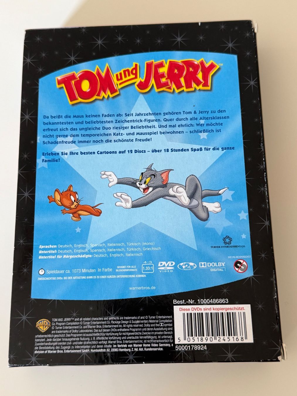 Tutti i DVDs: Tom und Jerry The Ultimate Classic Collection DVD Box-Set – Usato da Altstätten SG venduto da sheamus 1