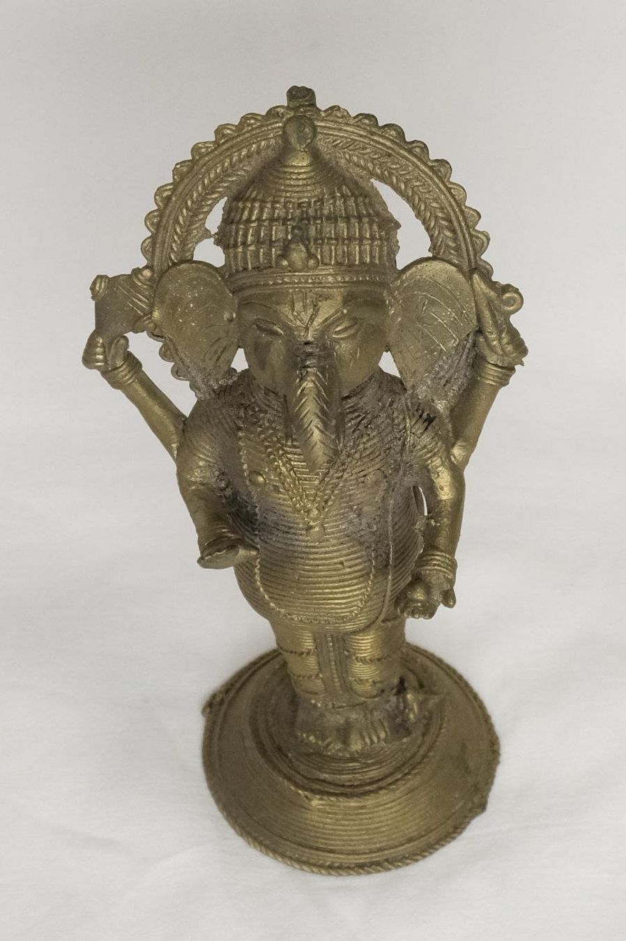 Sculture & Statue: Alte indische Dokra Statuette Ganesh – Usato da Zürich venduto da Melody2000 2