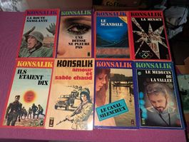Lot de 8 livres KONSALIK