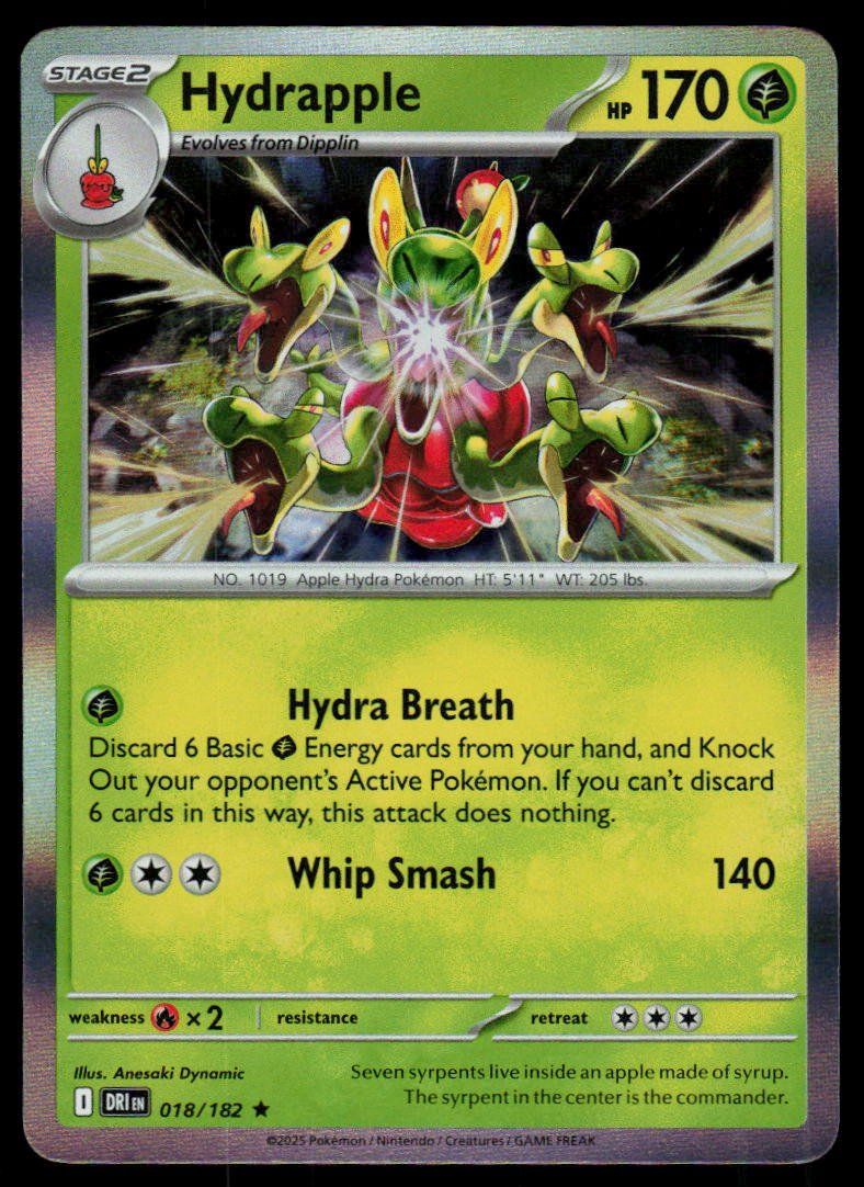 Pokémon Carte collezionabili: Pokemon Hydrapple 018/182 – Usato da Herisau venduto da Pokemon2025