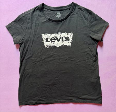T-shirt Levi's - Gris avec Logo blanc - L - Très bon état