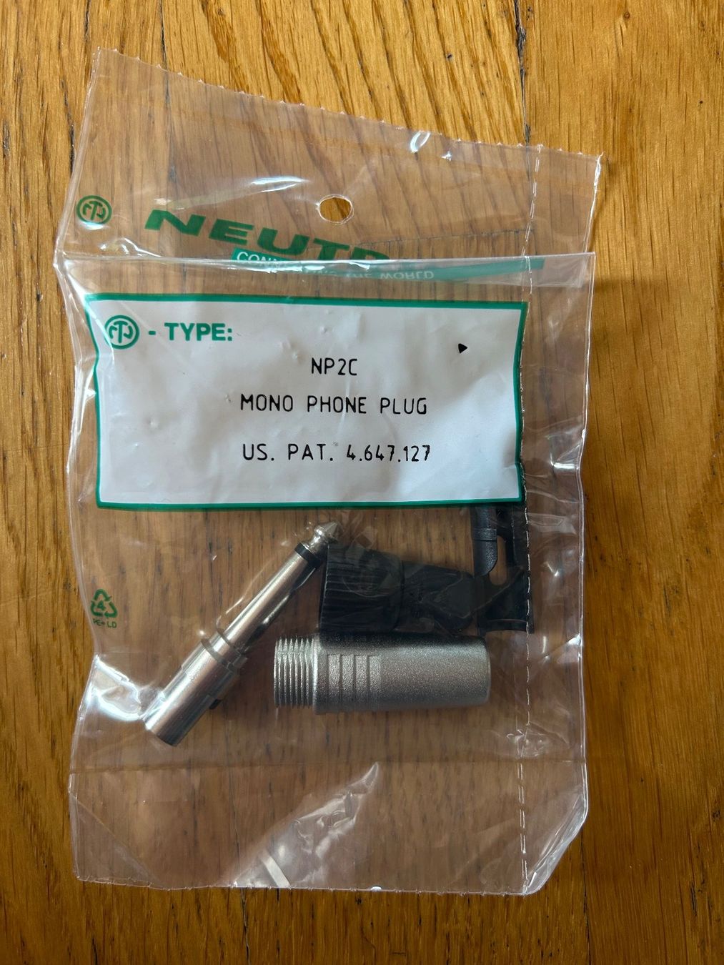 Laufwerke & Adapter: 2-poliger 6.35 mm Klinkenstecker, Fb. silber, 50 Stk. – Neu und originalverpackt aus Hittnau von kleen 1