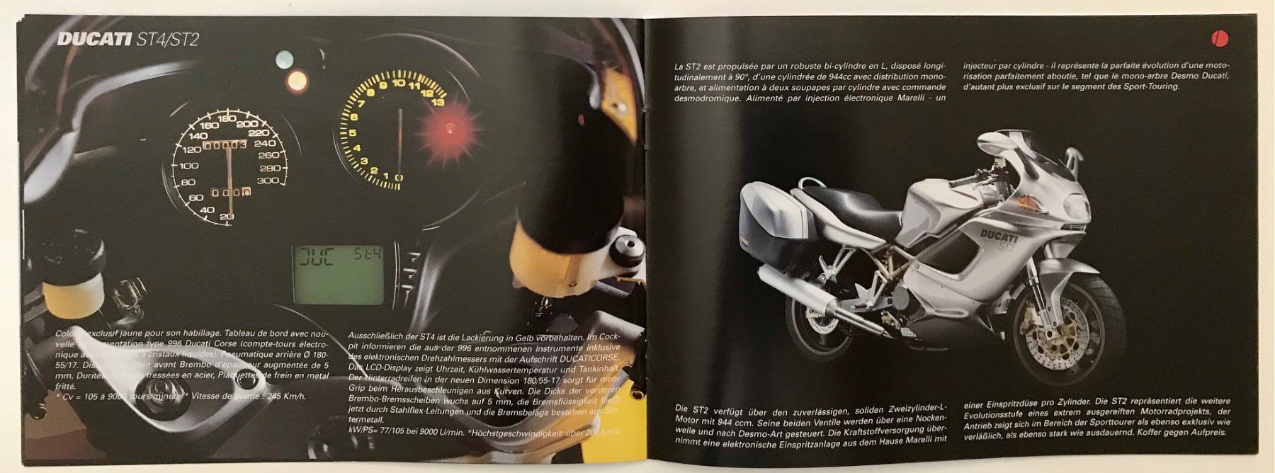 Ducati Documents: Ducati Prospekt Gesamtprogramm 2000 – D'occasion à Strengelbach par Omobono 7